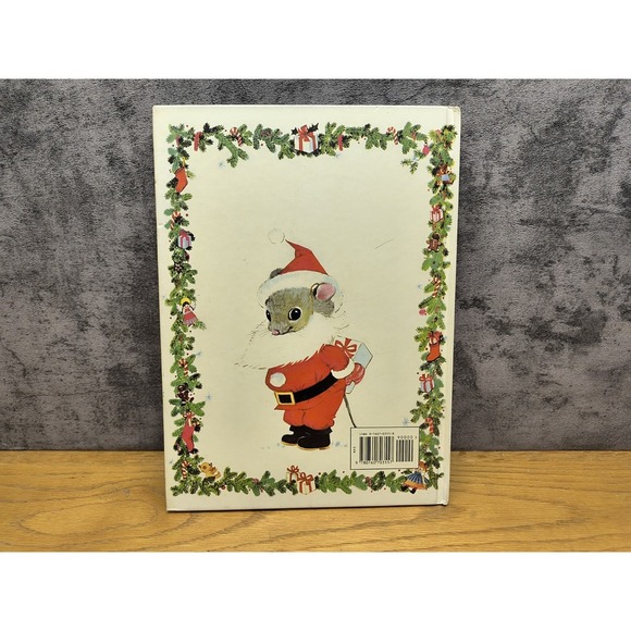 Santa Mouse By Michael Brown 1966 Vintage Hardcover Book Grosset - Picture 2 of 8